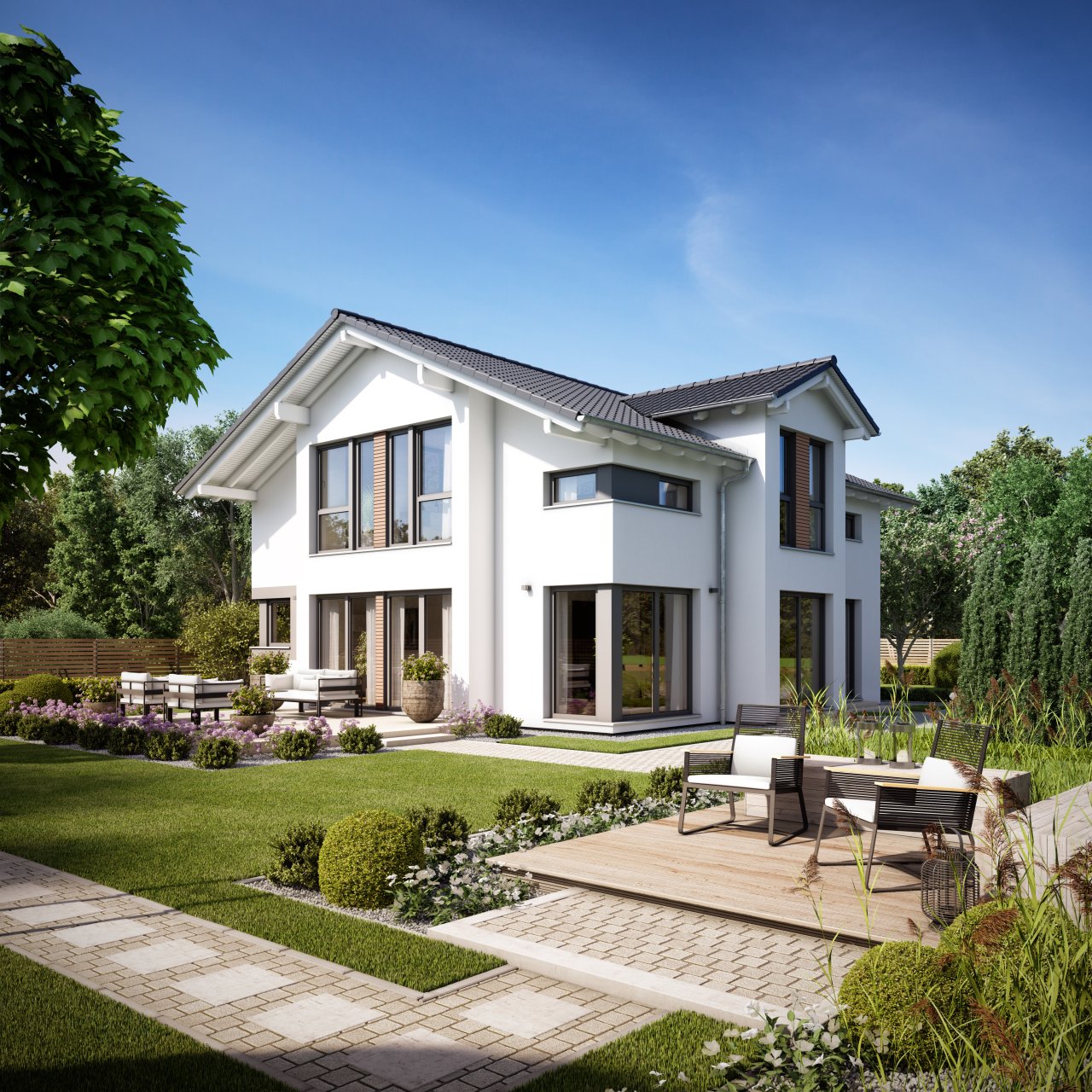 Bestpreisgarantie bei Bien-Zenker - Familiengrundstück mit Fertighaus in Albisheim