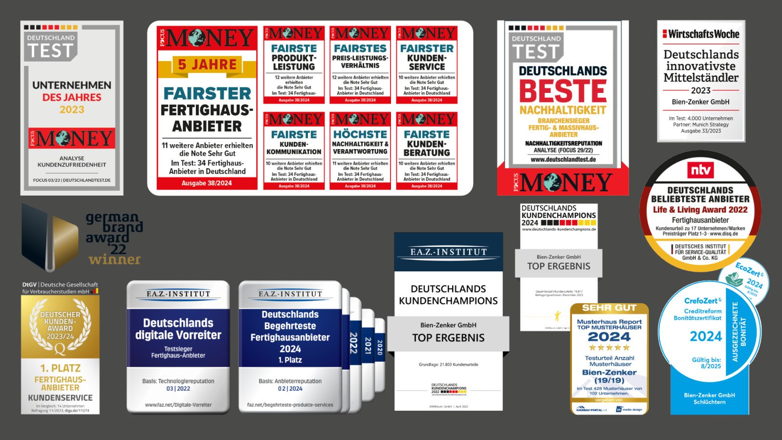 Ihr ausgezeichneter Baupartner - BIEN-ZENKER